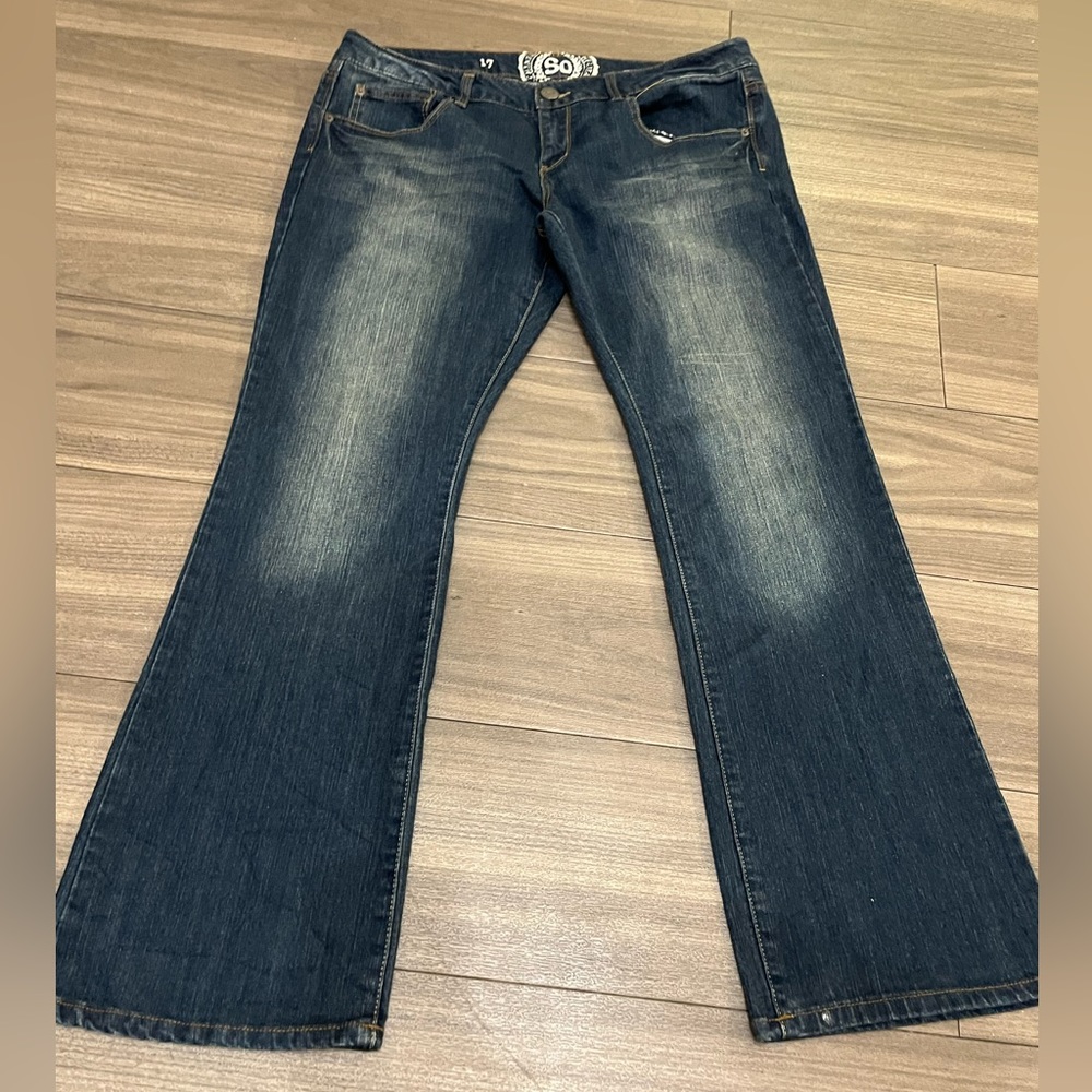 SO bootcut jeans size 17
